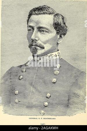 . Gen. Robert Edward Lee; Soldat, Bürger, und Christian Patriot. Allgemeine G. T. BEAUREGARD. General Beauregard war in der Nähe von New Orleans geboren, kann aSth, 1818. Sein Vater war James Toutant Beauregard, und seine Mutter MarieToutant de Reggio, eine Dame von italienischer Herkunft. Seine Taufe namewas Pierre Gustave Toutant. In seiner Jugend in den parishof seiner Geburt vergangen und in entwickelt, während ein Knabe eine entschieden inclinationfor militärische Angelegenheiten, er einen Termin von West Point gesichert, andwas graduierte Zweite in der Klasse der 38. Hardee und Sibley, whobecame Konföderierten Generäle, und McDowell, Granger, Berry eine Stockfoto