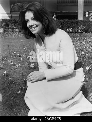 Anna Calder-Marshall, Werbung Portrait für den Film, "Wuthering Heights", American International Pictures, 1971 Stockfoto