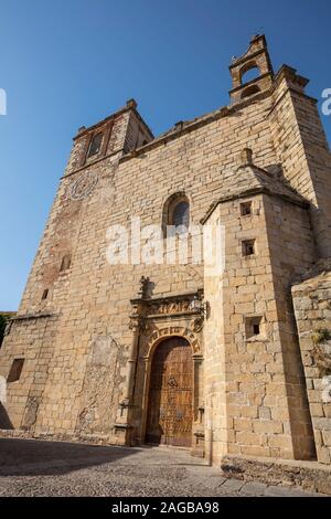 Altstadt von Caceres Stadt, Unesco-Herigate in der Region Extremadura, Spanien. Stockfoto