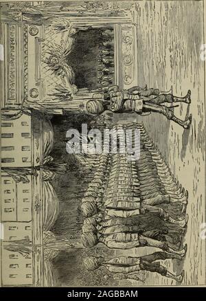 . Cassell's Geschichte des Krieges in den Soudan. nAdye, K.C.B. Der März war atfour am Nachmittag, wenn ein splendidbattery der Royal Horse artillery, geführt von Oberst G. W. Borrowdaile, C.B. (Ende der Bombay Armee), ging Klappern - ing Vergangenheit eröffnet, ihre Räder drehen, als ob allwere auf einer Achse. Diese waren die gunsthat Struck Terror auf der Ägypter, dass ihre atMahsameh sevenKrupps zum Schweigen gebracht, und öffnete den Weg für thecharge im Dunkeln bei Kassassin. Zu den alten Scottish Jacobite Luft, Weel kann der Kiel Zeile, * die 2 ndBrigade der Kavallerie trottete Vergangenheit , und kamen die drei Staffeln der t Stockfoto