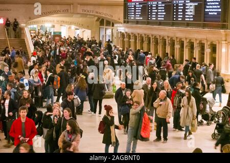 Aktivität im Grand Central Terminal, New York City, USA Stockfoto