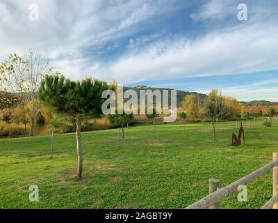 Parc dels Estanys, Platja d'Aro, Park für Vogelliebhaber in der Provinz Girona, Katalonien, Spanien Stockfoto