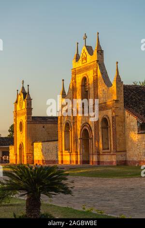 Missionskirche San José de Chiquitos, Jesuitenmission, Missionskreis, UNESCO-Weltkulturerbe, Östliche Tiefländer, Bolivien, Lateinamerika Stockfoto
