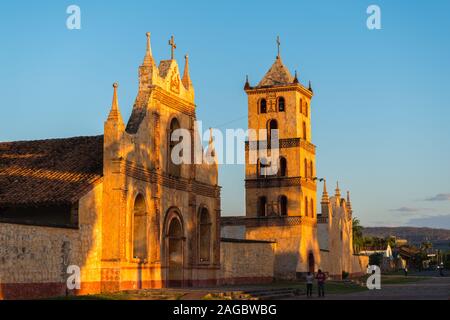 Missionskirche San José de Chiquitos, Jesuitenmission, Missionskreis, UNESCO-Weltkulturerbe, Östliche Tiefländer, Bolivien, Lateinamerika Stockfoto