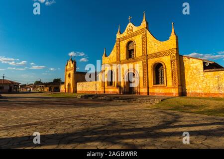 Missionskirche San José de Chiquitos, Jesuitenmission, Missionskreis, UNESCO-Weltkulturerbe, Östliche Tiefländer, Bolivien, Lateinamerika Stockfoto