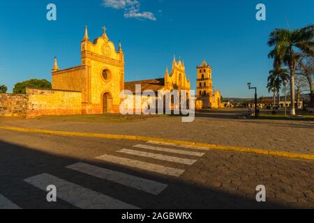 Missionskirche San José de Chiquitos, Jesuitenmission, Missionskreis, UNESCO-Weltkulturerbe, Östliche Tiefländer, Bolivien, Lateinamerika Stockfoto
