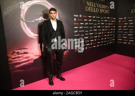 Mailand, Italien. 18 Dez, 2019. Matteo berrettiniduring Gazzetta Sports Awards, Events in Mailand, Italien, 18. Dezember 2019 - LPS/Mattia Martegani Credit: Mattia Martegani/LPS/ZUMA Draht/Alamy leben Nachrichten Stockfoto