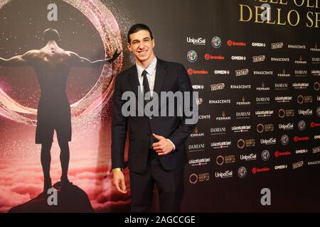 Mailand, Italien. 18 Dez, 2019. Simone barlaam während der Gazzetta Sports Awards, Events in Mailand, Italien, 18. Dezember 2019 Quelle: Unabhängige Fotoagentur/Alamy leben Nachrichten Stockfoto