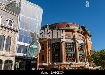 Quebec City, CA - 5. Oktober 2019: Fassade des Capitole de Quebec, aka Capitol Theater Stockfoto