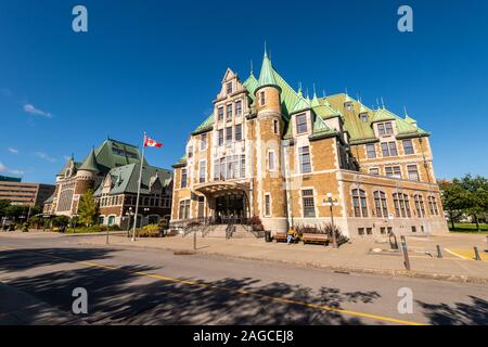Quebec City, CA - 5. Oktober 2019: Gesundheit und Wohlergehen der Gebäude Stockfoto