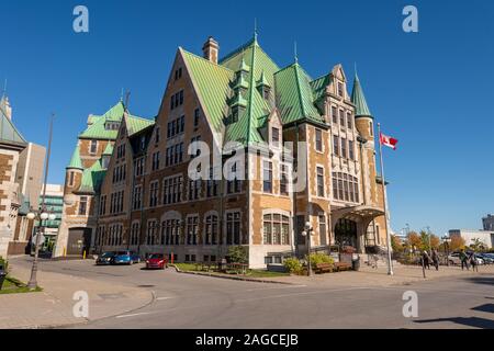 Quebec City, CA - 5. Oktober 2019: Gesundheit und Wohlergehen der Gebäude Stockfoto