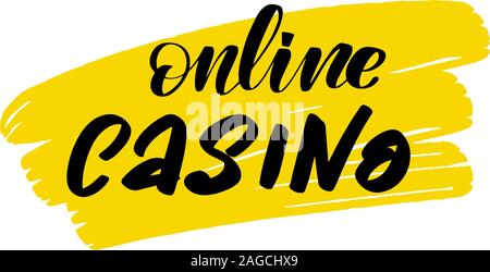 Vektor Kalligraphie Abbildung auf weißem Hintergrund. Stock Vektor