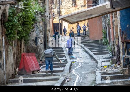 Kinder in Tripolis, Libanon Stockfoto