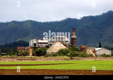 Ehemalige Zuckermühle der Koloa, auf der Insel Kauai, Hawaii, USA Stockfoto
