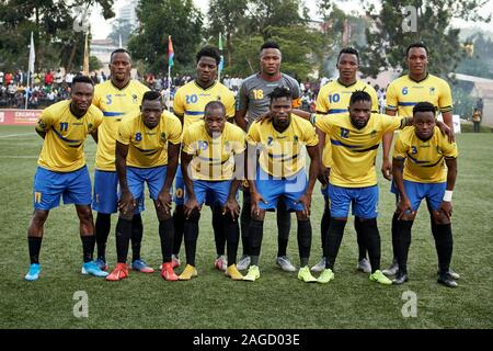 Kampala, Uganda. 17. Dez 2019. Tansania ab elf. Uganda v Tansania, Halbfinale, cecafa Senior Challenge Cup 2019. Star mal Stadion am Lugogo. Credit: XtraTimeSports (Darren McKinstry)/Alamy. Stockfoto