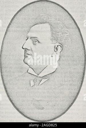 . Baird's Geschichte von Clark County, Indiana. Zimmer und gut ausgestattet, Es isinadequate und ein viel größeres Gebäude ist unter Berücksichtigung. Ein interessantes Kapitel im Leben von Doktor Hauss ist, dass Lagerauf seine inländischen Beziehungen, die Termine von Oktober 10, 1888, als er im Bund der Ehe mit Frances E. Hall, einem Vertreter der awell bekannte Familie in Brownsville, Indiana wasunited. Diese Union hat in thebirth von fünf Kindern, von denen vier überleben, nämlich: Robert, wer ist an der Pres-ent vierzehn Jahren; Frances, zwölf; Mildred, Zehn, und Russell, acht geführt. Arzt Hauss hat Stockfoto