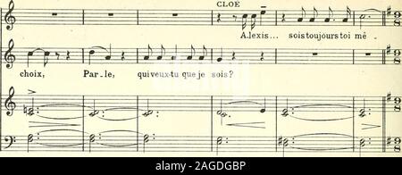 . Le jugement de Midas: Comédie lyrique en 3 Actes. z^r+J*H 104. 1° Tempo S = 3 £ ff 1° Tempo ein Stockfoto