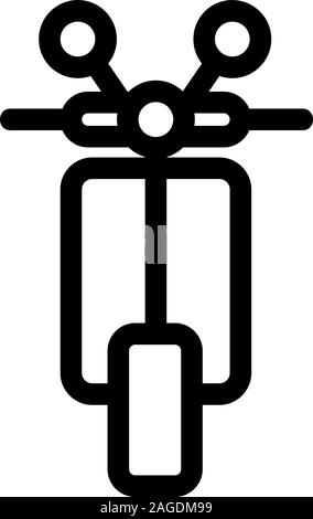 Motorrad Symbol Vektor. Isolierte Kontur symbol Abbildung Stock Vektor