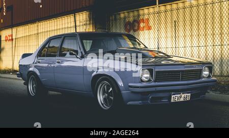 PERTH, AUSTRALIEN - 09 Jun, 2019: Holden Torana V8 in Fremantle, Western Australia Stockfoto