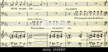 . Le jugement de Midas: Comédie lyrique en 3 Actes. März. Même mouv MO PS 43 Pal. Stockfoto