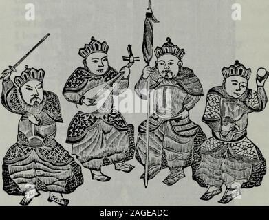 . Der Drache, Bild- und Daemon; oder, um die drei Religionen in China: Konfuzianismus, Buddhismus und Taoismus, geben einen Überblick über die Mythologie, Abgötterei und demonolatry der Chinesen. 234 T^^^ Dragon, Bild und Dämon. Körperhaltung in der Beerdigung jar, in der oberen Hälfte ist eingebaut, reisigbündeln sind um angehäuft, ist Feuer, und bald ein handfulof Asche ist alles, was bleibt. Den Tempel. - Es ist hart für uns, unsere mindsof die Idee, dass ein Chinesischer Tempel ist ein Gebäude von Mag-nificent Architektur, aber wenn der Besucher schaut theheavy, uns auf Dauer, Scheune - wie Dach, durch die riesigen Säulen unterstützt.. Vier Diamanten. Stockfoto