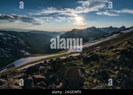 Berglandschaft im Eagles Nest Wilderness, Colorado Stockfoto