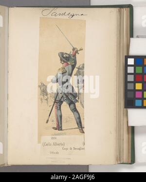 Italien Italienische Soldaten. Sardinien, 1833-1838; Italien Italienische Soldaten. Sardinien, 1833-1838 Stockfoto