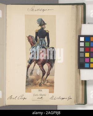 Italien Italienische Soldaten. Sardinien, 1833-1838; Italien Italienische Soldaten. Sardinien, 1833-1838 Stockfoto