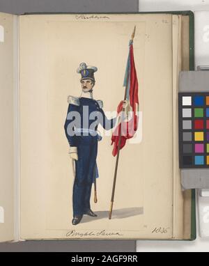 Italien Italienische Soldaten. Sardinien, 1833-1838; Italien Italienische Soldaten. Sardinien, 1833-1838 Stockfoto