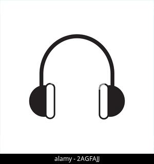 Kopfhörer Symbol Vektor Symbol Musik, Musik Vektor Stock Vektor