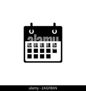 Flache Symbol Kalender. Kalender an der Wand. Vector Illustration.eps 10. Stock Vektor