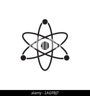 Atom Symbol Vektor eps Abbildung 10. Stock Vektor