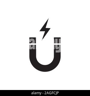 Magnet vektor Symbol auf weißem Hintergrund. Eps 10. Stock Vektor