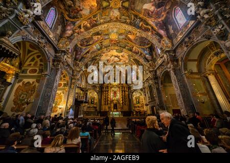 Kirche San Nicolás in Valencia (Spanien) Stockfoto
