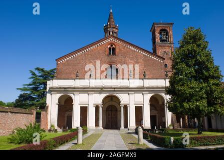 Mailand, Italien, Chiaravalle, 01. Juni 2019: Die Abtei von Chiaravalle Stockfoto