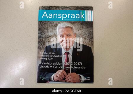Zeitschrift Aanspraak von der SVB in Amstelveen, Niederlande 2019 Stockfoto