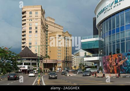 Imperial Riverbank Hotel in Kuching Waterfront, Kuching, Sarawak, Borneo, Malaysia Stockfoto