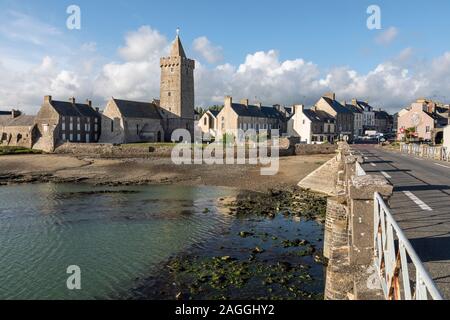 Port-bail, Normandie, Frankreich Stockfoto