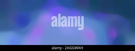 Weiche verschwommen horizontal Hintergrund mit Teal Blue, dunkles schiefergrau und Dark Slate Blue Farben und Platz für Text. Stockfoto
