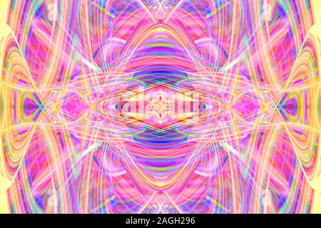 Eine abstrakte psychedelischen Hintergrundbild. Stockfoto