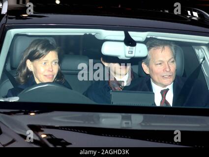 Bild zeigt: Royals Verlassen nach dem Mittagessen am Buckingham Palace heute 18/12 .19 Sarah Chatto pic von Gavin Rodgers/Pixel 8000 Stockfoto