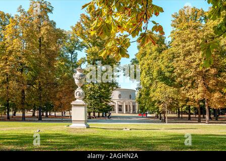 Teatro al Parco in den Parco Ducale, Parma, Emilia-Romagna. Stockfoto