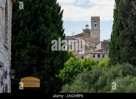 Anzeigen von Saint-Paul-de-Vence, Frankreich. Stockfoto