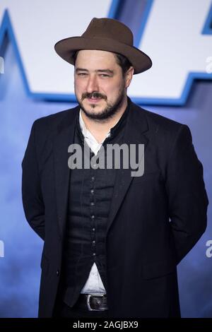 LONDON, ENGLAND - Dezember 18: Marcus Mumford besucht die Europäische Premiere von 'Star Wars: Der Aufstieg der Skywalker" im Cineworld Leicester Square auf De Stockfoto