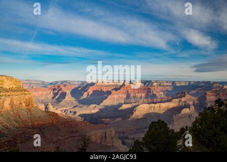 Schöne Landschaft der Einsiedler Trail, Grand Canyon Nationalpark in Arizona Stockfoto