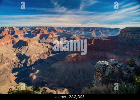 Schöne Landschaft der Einsiedler Trail, Grand Canyon Nationalpark in Arizona Stockfoto