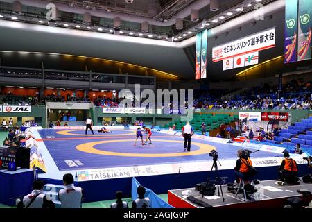 Komazawa Olympic Park Gymnasium, Tokio, Japan. 19 Dez, 2019. Allgemeine Ansicht, 19 Dezember, 2019 - Wrestling: All Japan Wrestling Meisterschaft an der Komazawa Olympic Park Gymnasium, Tokio, Japan. Credit: Naoki Nishimura/LBA SPORT/Alamy leben Nachrichten Stockfoto