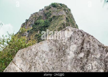 Heilige Rock, ein wichtiges Stück Inka-kultur, im Norden von Machu Picchu, Peru Stockfoto