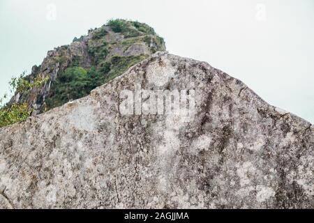 Heilige Rock, ein wichtiges Stück Inka-kultur, im Norden von Machu Picchu, Peru Stockfoto