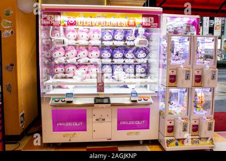 Strategische japanisches Spiel im Arcade Center Stockfoto